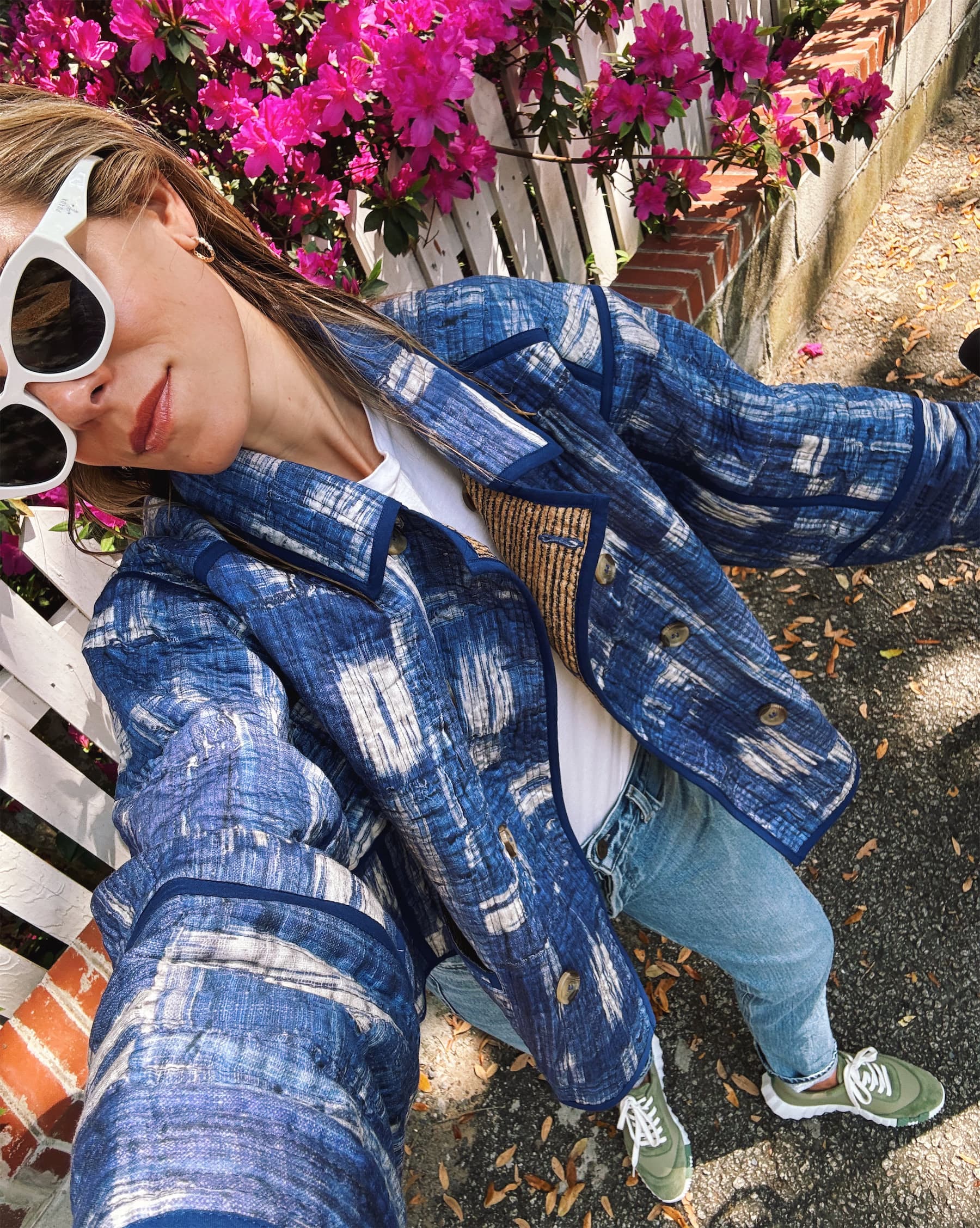 Spring Garden Casual Confidence