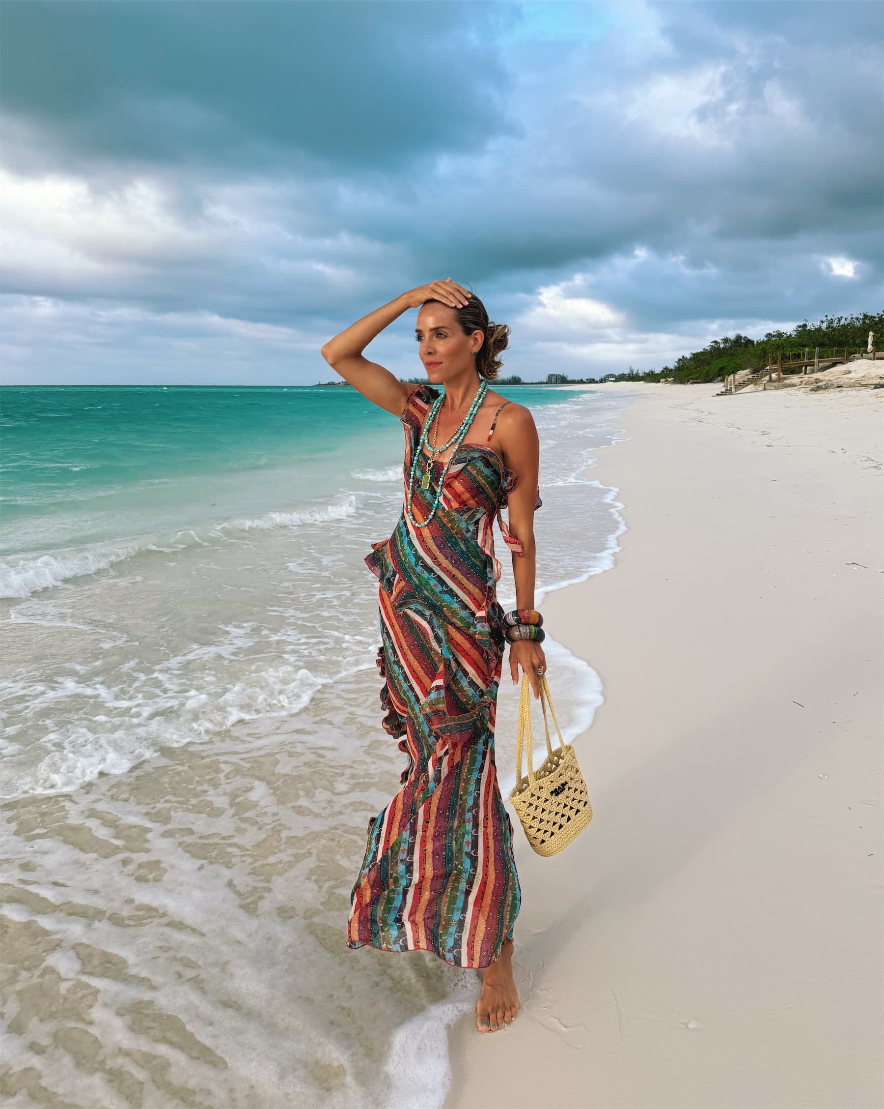 Sunset Stroll Beach Goddess