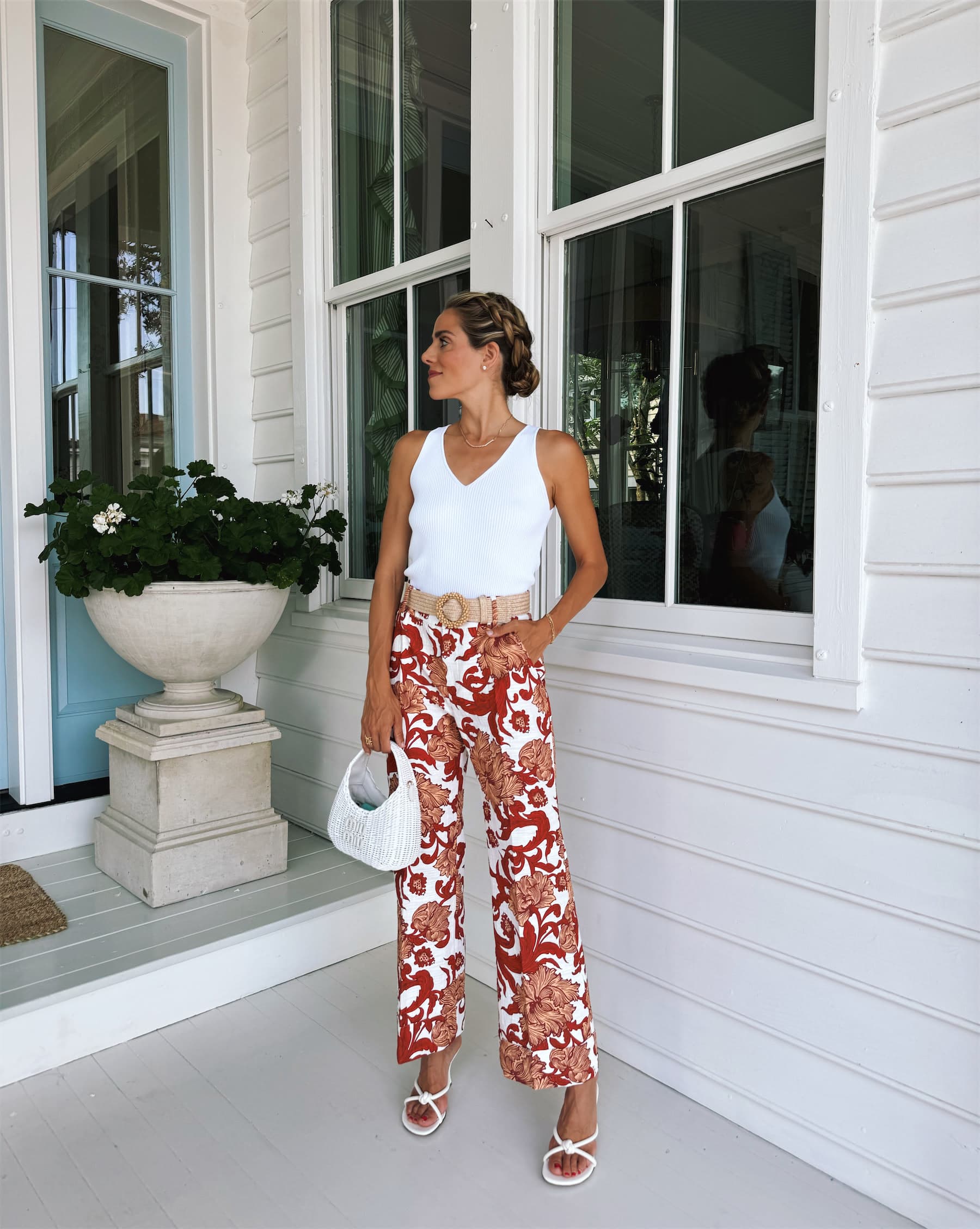 Golden Hour Porch Elegance