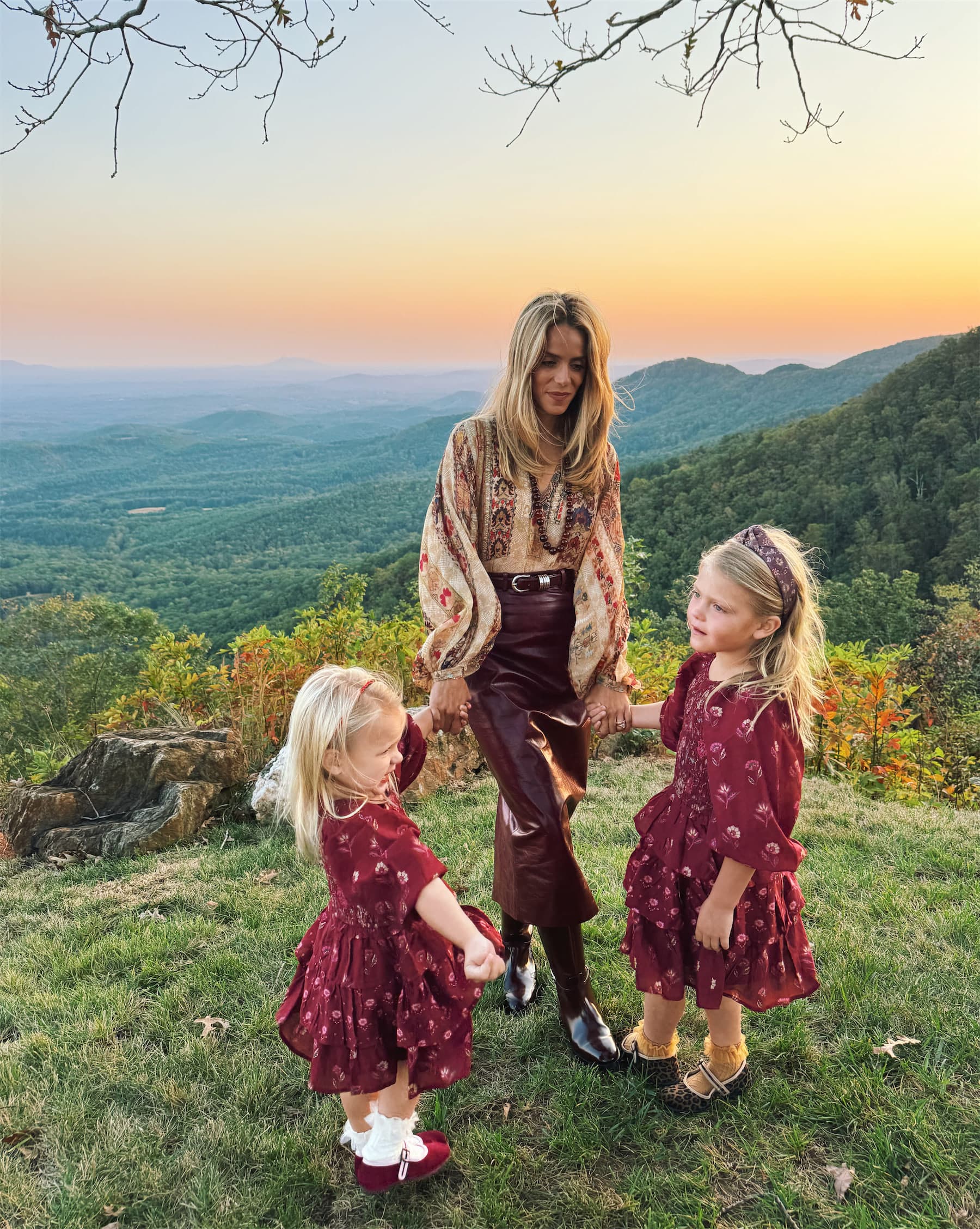 Mountain Wanderer's Golden Hour