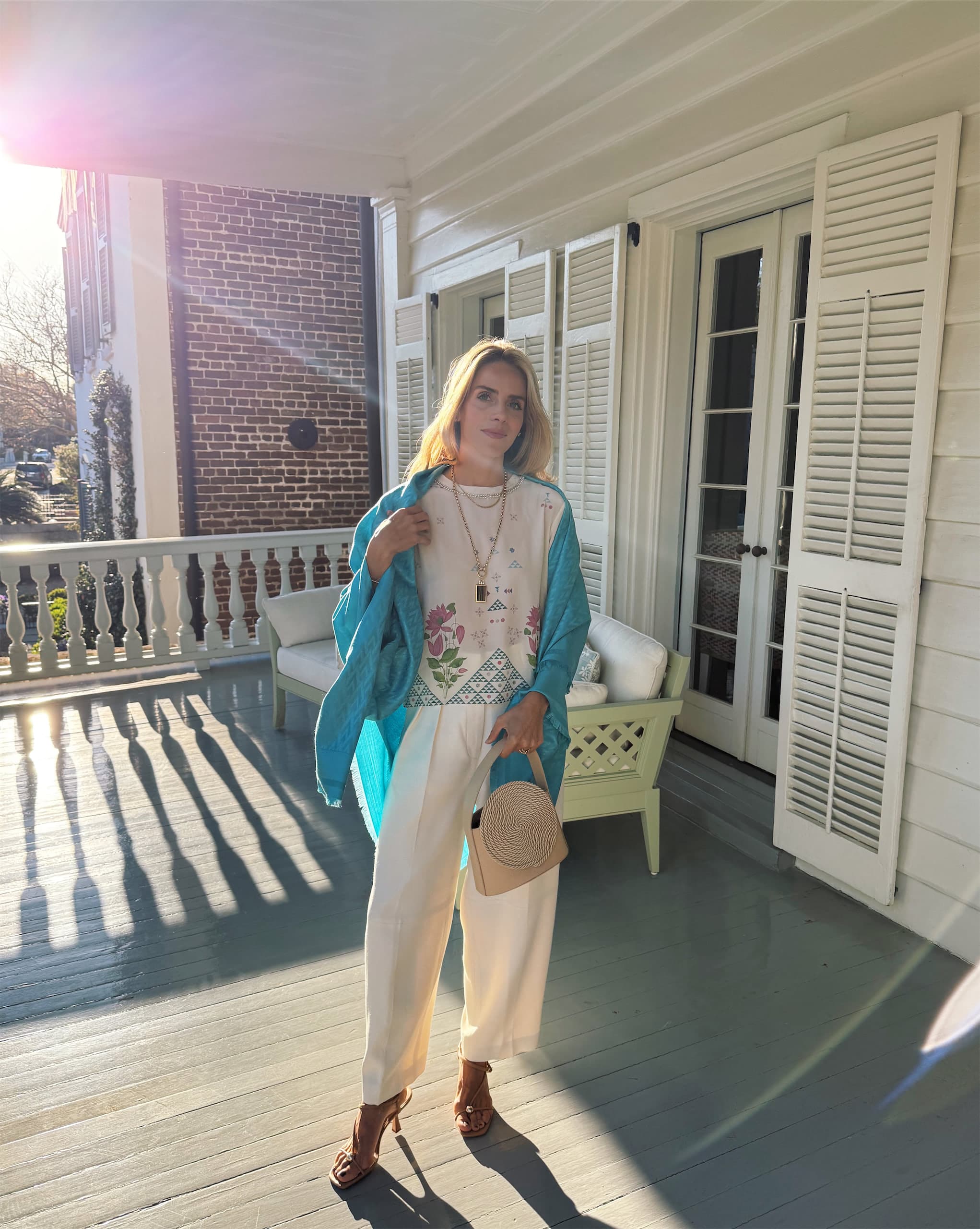 Porch Romance in Bloom