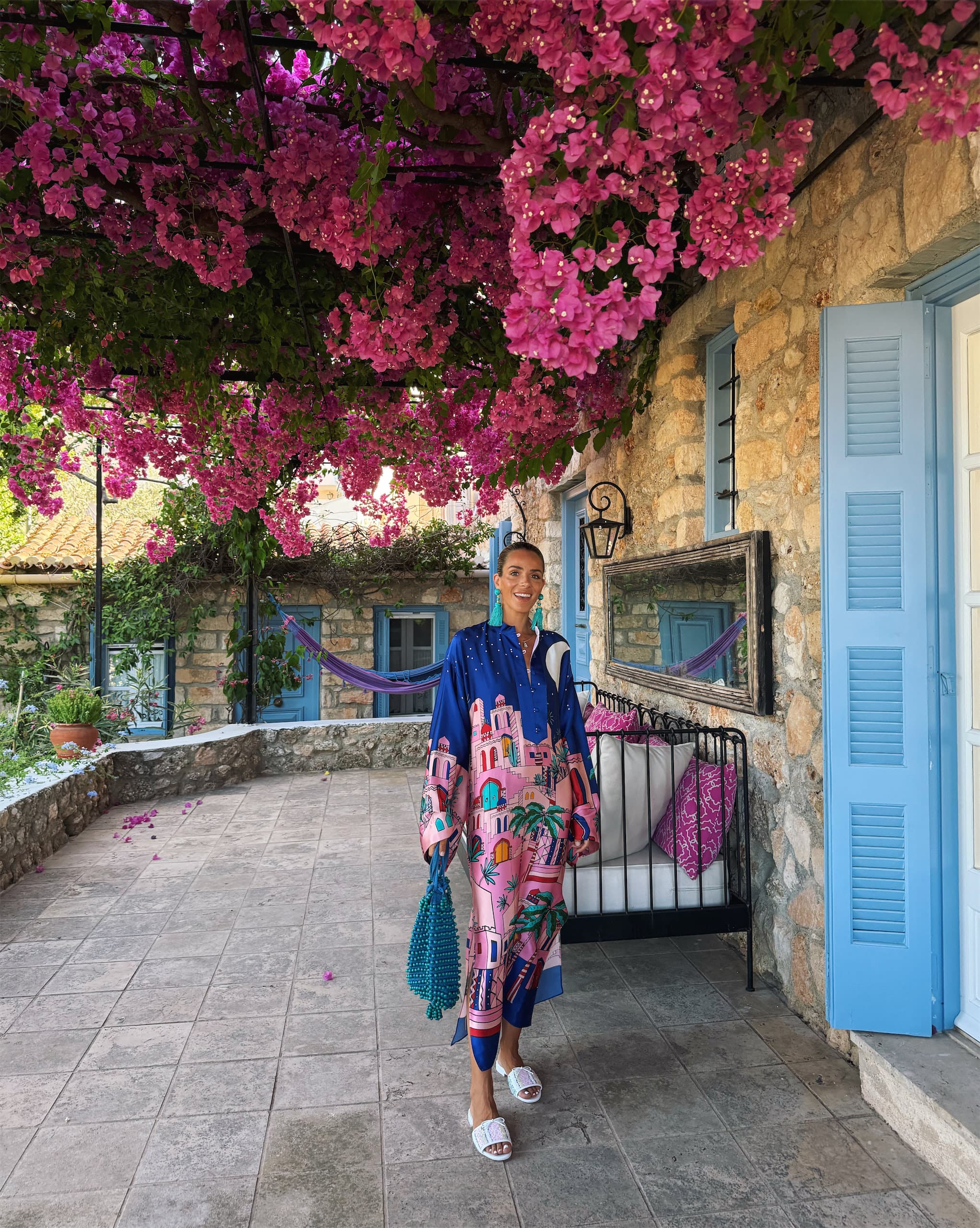 Wanderlust in Azure Silk