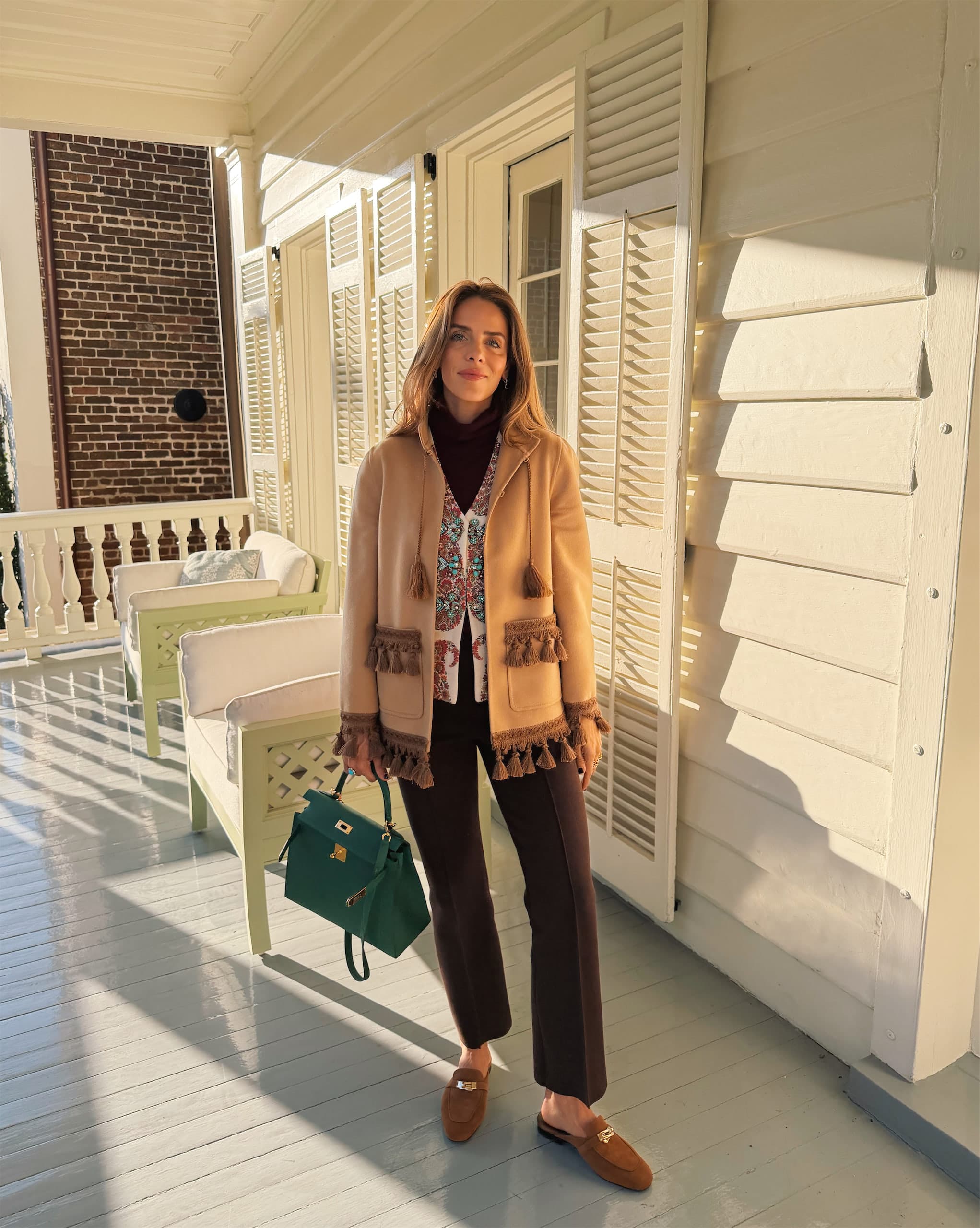 Autumn Porch Morning Elegance