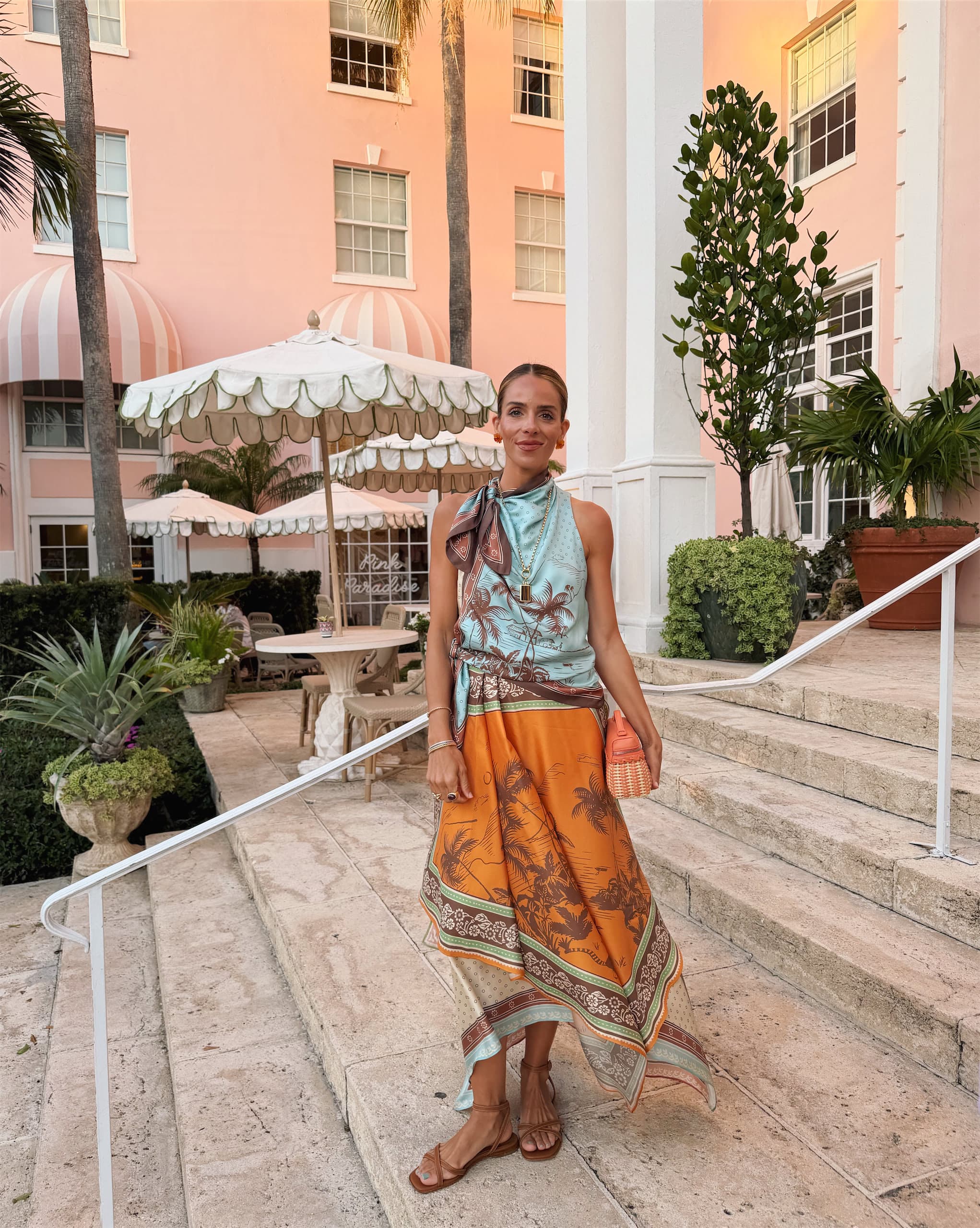 Sunset Poolside Reverie