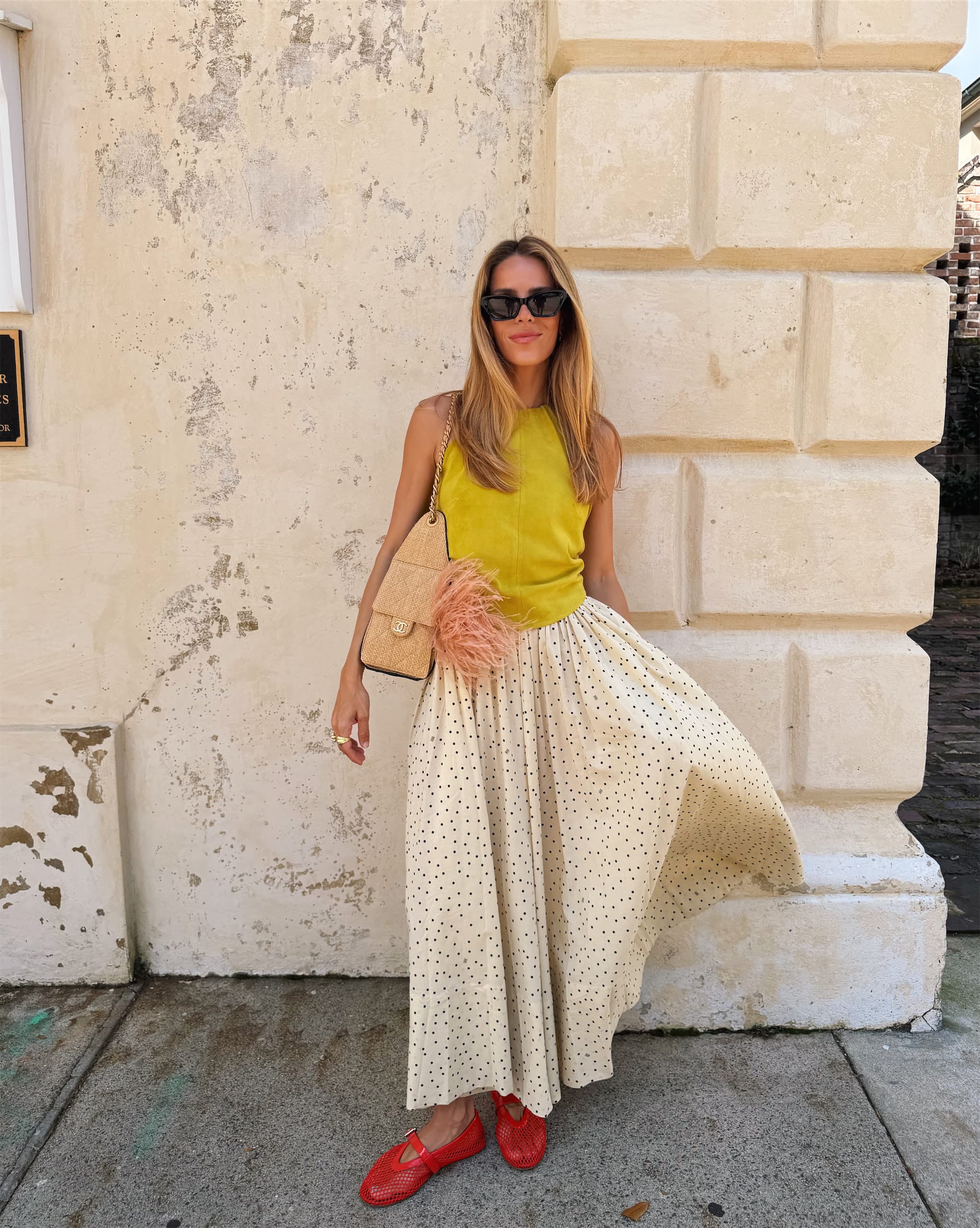 Playful Spring City Stroll